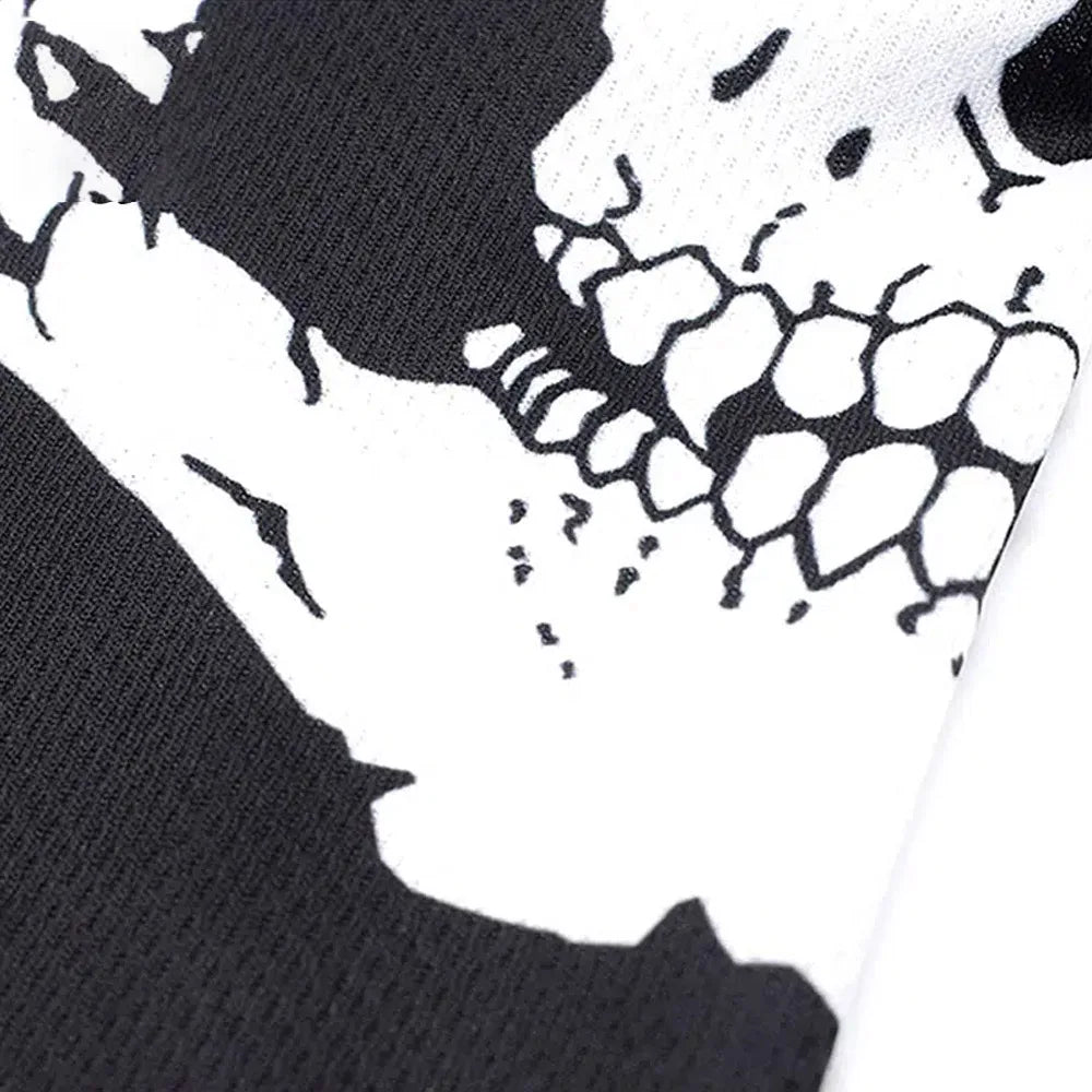 Halloween Skull Print Balaclava Cosplay Costume Ghost Full Face Bike Face Mask Outdoor Motorcycle Riding Men Hat Ski Caps