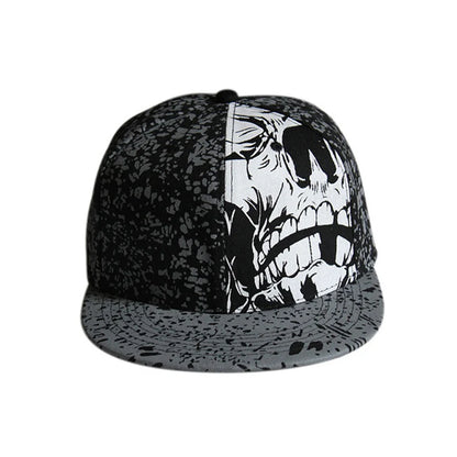 Men Women Baseball Cap Full Close Hip Hop Skull New Fashion Snapback Flat Brim Bill Unisex Sports Sun Visor Hat Gorras EP0088