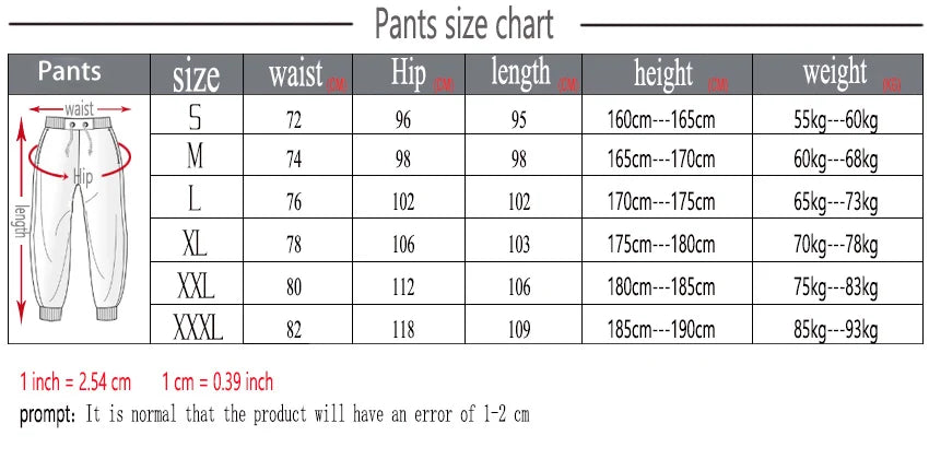 Men's SweatPants Skull Print Casual Fashion trousers Autumn Spring Hip Hop Joggers Pants