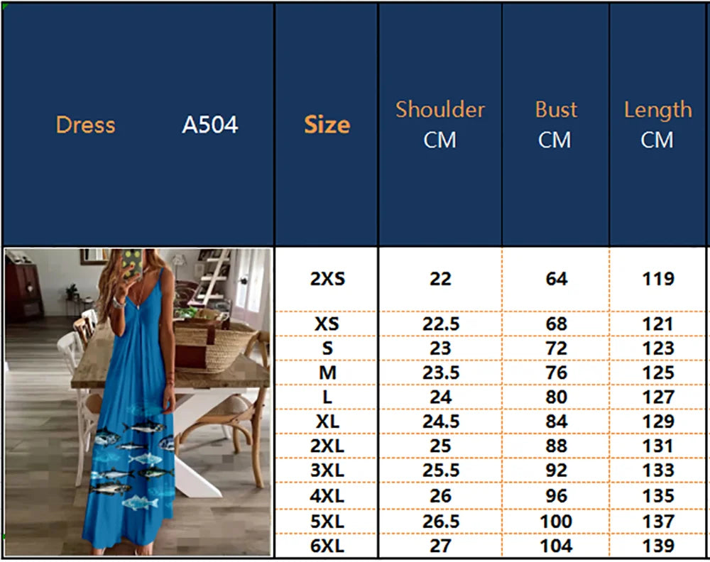 Spring Summer Women V-Neck Skull Printed Sexy Beach Long Maxi Dress Split Sleeveless Vintage Clothing Oversized Holiday Vestido