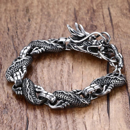 Gothic Full Skull Ghost Head Bracelet Men's Punk Motorcycle Riding Rock Bicycle Hip Hop Punk Jewelry