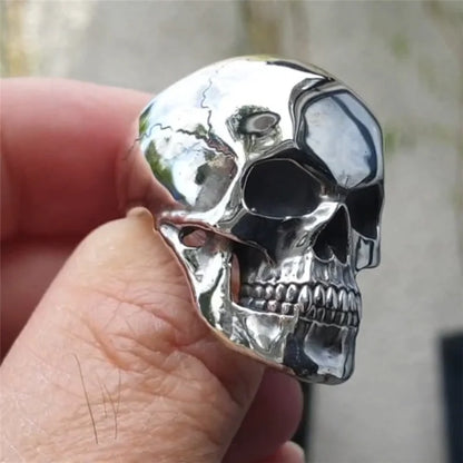 New Skull Rings Skeleton Men Rings Alloy Rock Punk Halloween Party Gift Classic Rings For Men Accessories