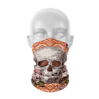 Funny Skull Pattern Women Ring Scarf Seamless Tubular Cycling Men Face Hijab Scarf Headdress Street Hip-Hop Neck Gaiter Buffe