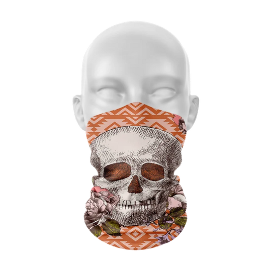 Funny Skull Pattern Women Ring Scarf Seamless Tubular Cycling Men Face Hijab Scarf Headdress Street Hip-Hop Neck Gaiter Buffe