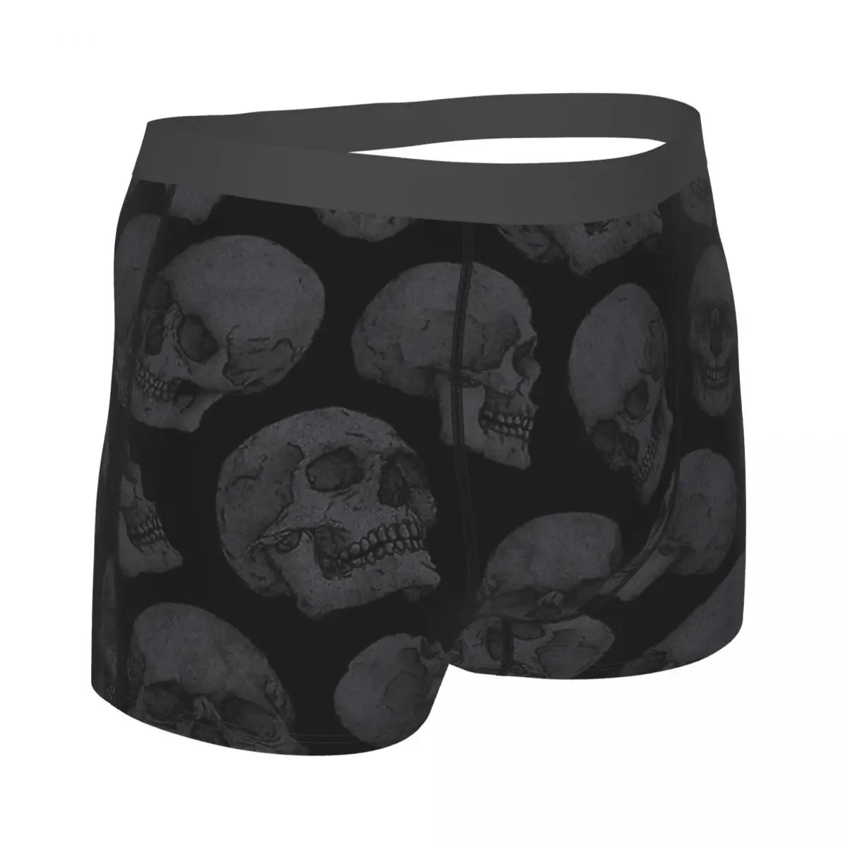 Men's Panties Skulls1 Men Boxer Underwear Cotton for Male Bones skull Large Size Lot Soft