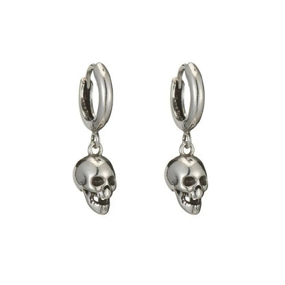 New Trend of Minimalist Women Ghost Head Earrings Retro Skull Pendant Earrings Gothic Punk Rock Party Accessories Gift