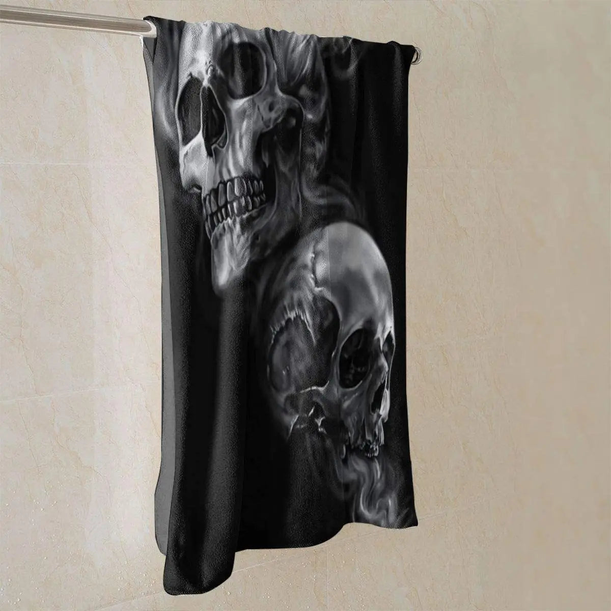 Smoke Skull Luxury Hand Towels Ultra Soft Highly Absorbent Premium Microfiber Bath Towel for Hand Gym Beauty Hair Care