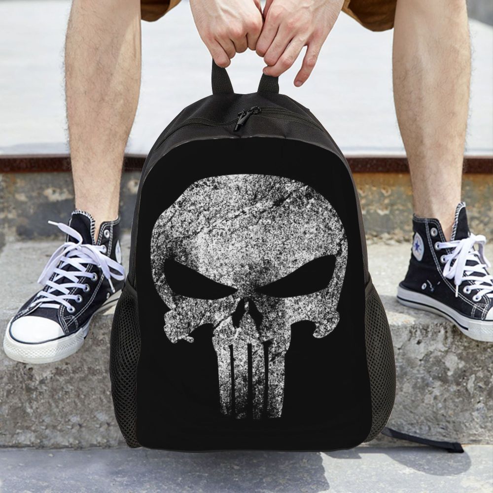 Skull Eyes Travel Backpack Women Men School Laptop Bookbag Halloween College Student Daypack Bags