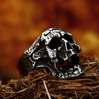 Beier New Various Designs Classical Noble Crown Skull Men's Ring Punk Skeleton Biker Motorcycle Gothic Creative Jewelry