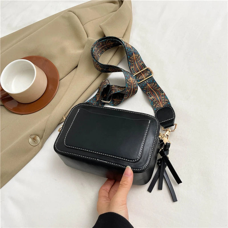 Skull Jack Print Crossbody Bag Wind Lady Shoulder Bag Casual Fashion Phone Purse Mini Bag Female PU Leather Satchel Handbag