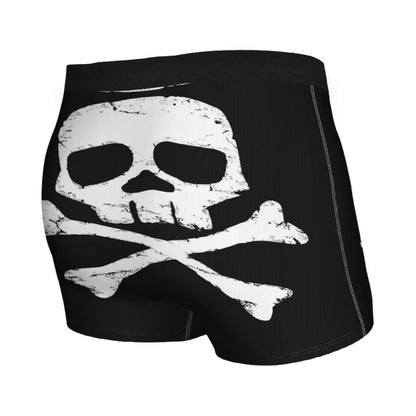 Captain Harlock Skull Underpants Homme Panties Male Underwear Comfortable Shorts Boxer Briefs