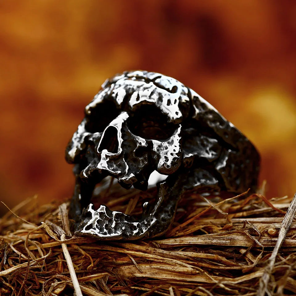 Beier New Various Designs Classical Noble Crown Skull Men's Ring Punk Skeleton Biker Motorcycle Gothic Creative Jewelry