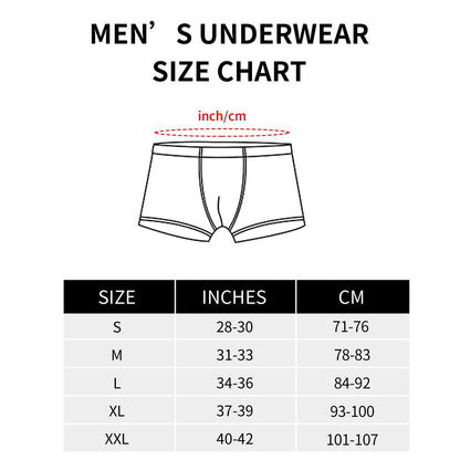 Custom Sexy Gothic Skeleton Death Skull Boxers Shorts Panties Men's Underpants Breathbale Briefs Underwear