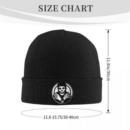 Crimson Ghost Misfits Knit Hat Beanie Winter Hats Warm New Skull Cap for Men Women Gift