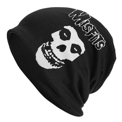 Customized Misfits Horror Punk Rock Band Bonnet Hats Cool Knitted Hat For Women Men Winter Warm Skullies Beanies Caps