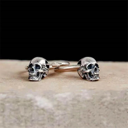 Vintage Fashion Skull Retro Punk Earrings for Men Trend Men Hip Hop Accessories Personality Punk Party Jewelry Gifts Pendiente