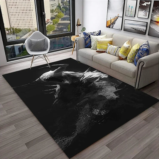 3D Gothic Horror Skull Ghost Cartoon Carpet Rug for Home Living Room Bedroom Sofa Doormat Decor,kids Area Rug Non-slip Floor Mat