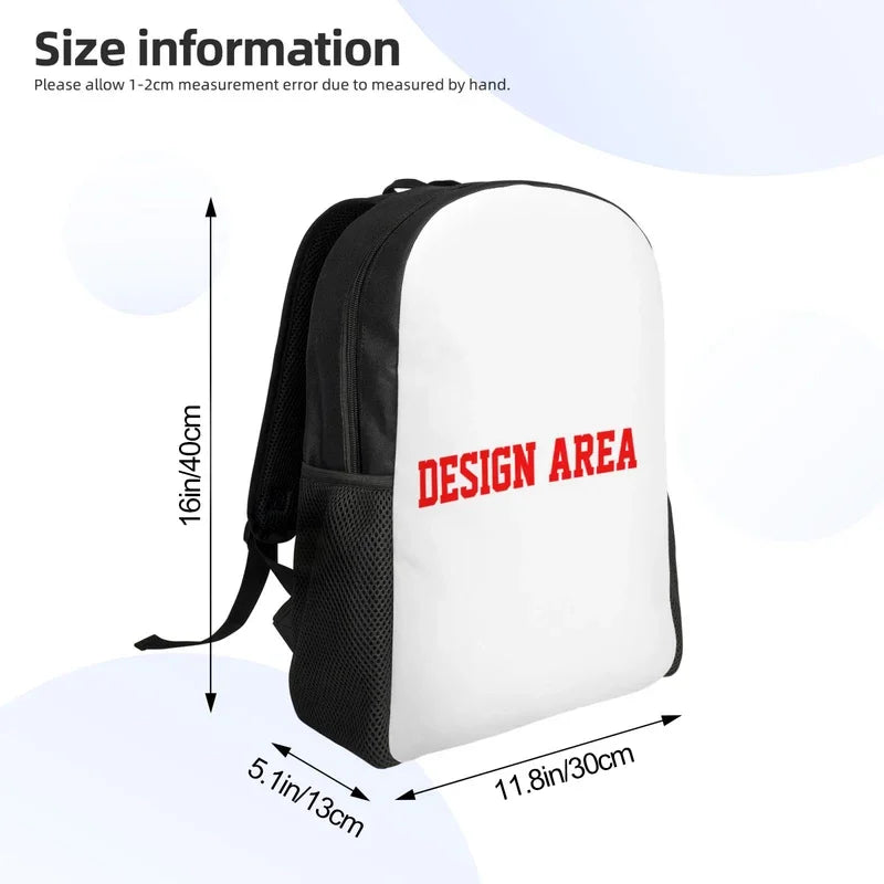 Personalized skeleton skull heavy metal backpack men women basic bookbag for school college bags