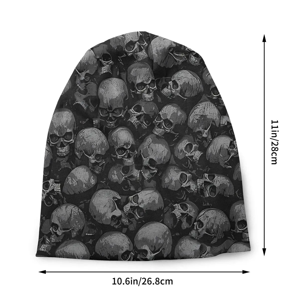 Grunge Skulls Skullies Beanies Caps Totally Gothic Thin Hat Autumn Spring Bonnet Hats Men Women's Unisex Ski Cap