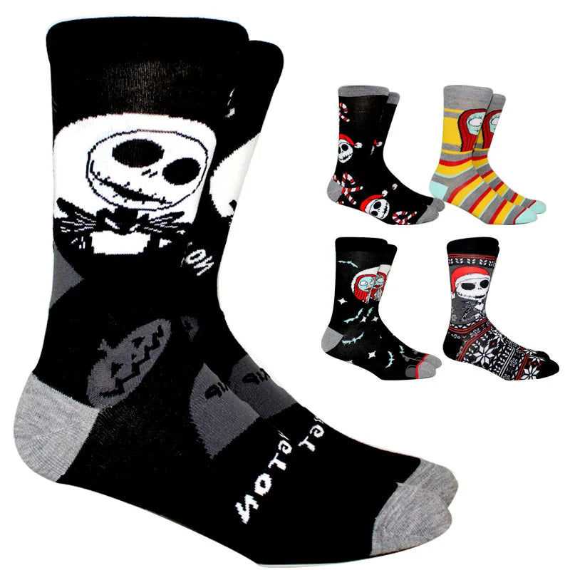 New Arrival Long Halloween Men Socks Anime Funny Women Socks cosplay Christmas Socks Hip Hop Socks Harajuku Cotton Socks 37-45