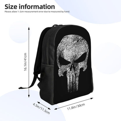 Skull Eyes Travel Backpack Women Men School Laptop Bookbag Halloween College Student Daypack Bags