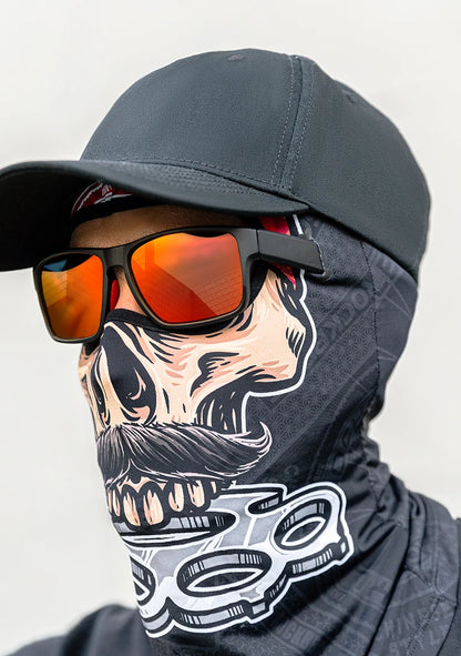 ROCKBROS Moto Bike Scarf Mask Skull Print Motocycle Full Face Mask Balaclava Breathable Helmet Cool Mask Training HeadScarf