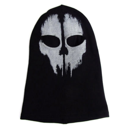 Unisex Cotton Balaclava Ghost Skeleton Mask Skull Ski Headwear Scarf Hood Motorcycle Helmet for Outdoor Motorcycle Hiking