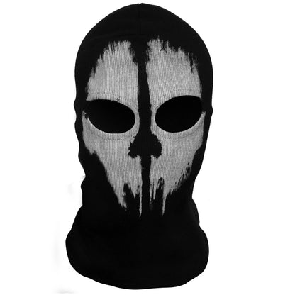 Unisex Cotton Balaclava Ghost Skeleton Mask Skull Ski Headwear Scarf Hood Motorcycle Helmet for Outdoor Motorcycle Hiking