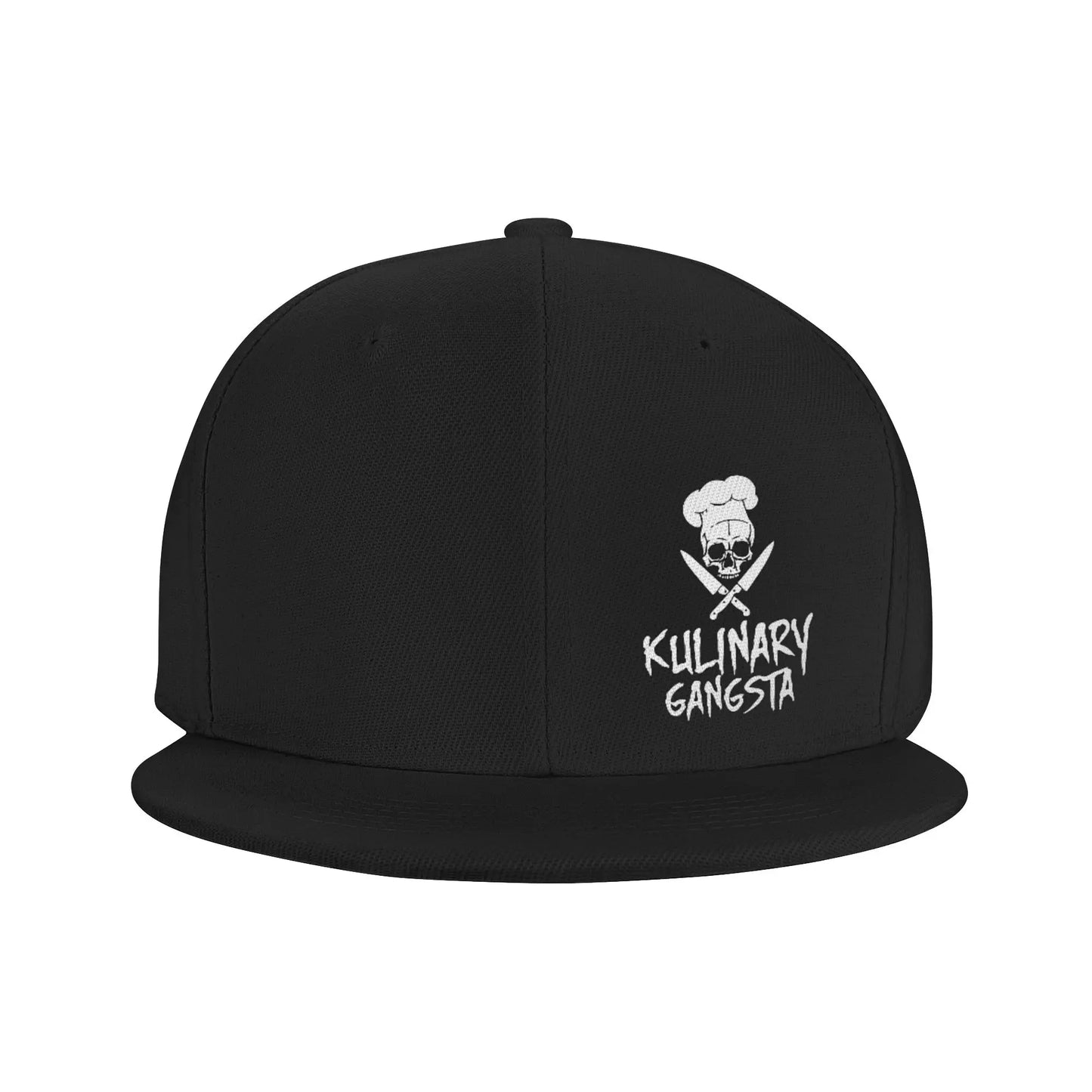 Mandev Skull Chef Cooking Skull Unisex Snapback Adjustable Flat Bill Baseball Cap Hip Hop Hats Dad Hat Snapback Cap Trucker Hat