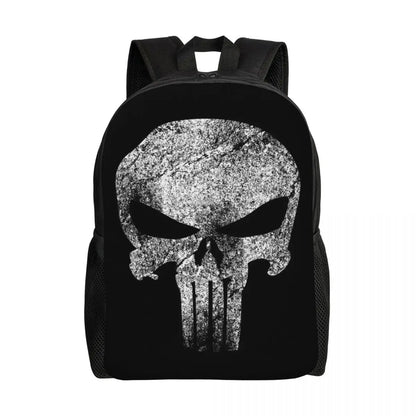 Skull Eyes Travel Backpack Women Men School Laptop Bookbag Halloween College Student Daypack Bags