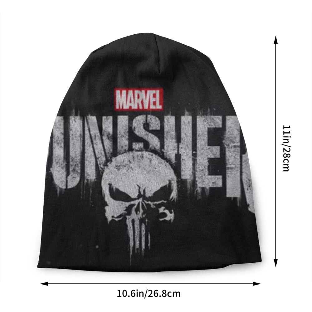 Custom Skeleton Skull Heavy Metal Punishers Skullies Beanies Caps For Men Women Trend Winter Warm Knitted Hat Adult Bonnet Hats